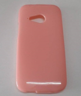 Силиконови гърбове Силиконови гърбове за HTC Силиконов гръб ТПУ гланц за HTC ONE Mini 2 M8 розов